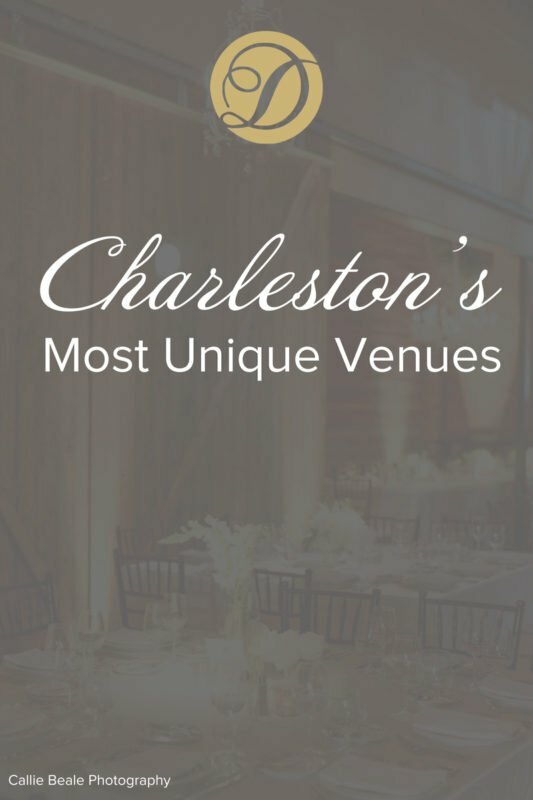 Charleston's Most Unique Wedding Venues