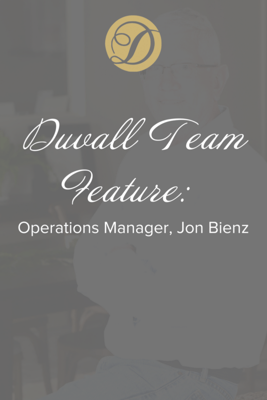 Duvall Team Feature Jon Bienz